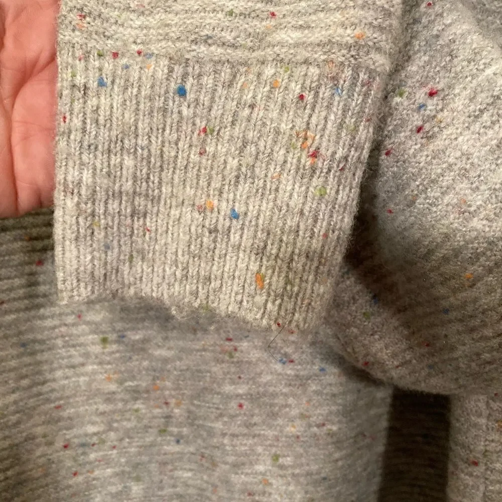 Loft Grey Confetti Sweater  - Picture 7 of 9